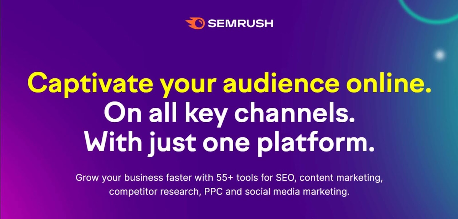 Semrush your go-to SaaS tool