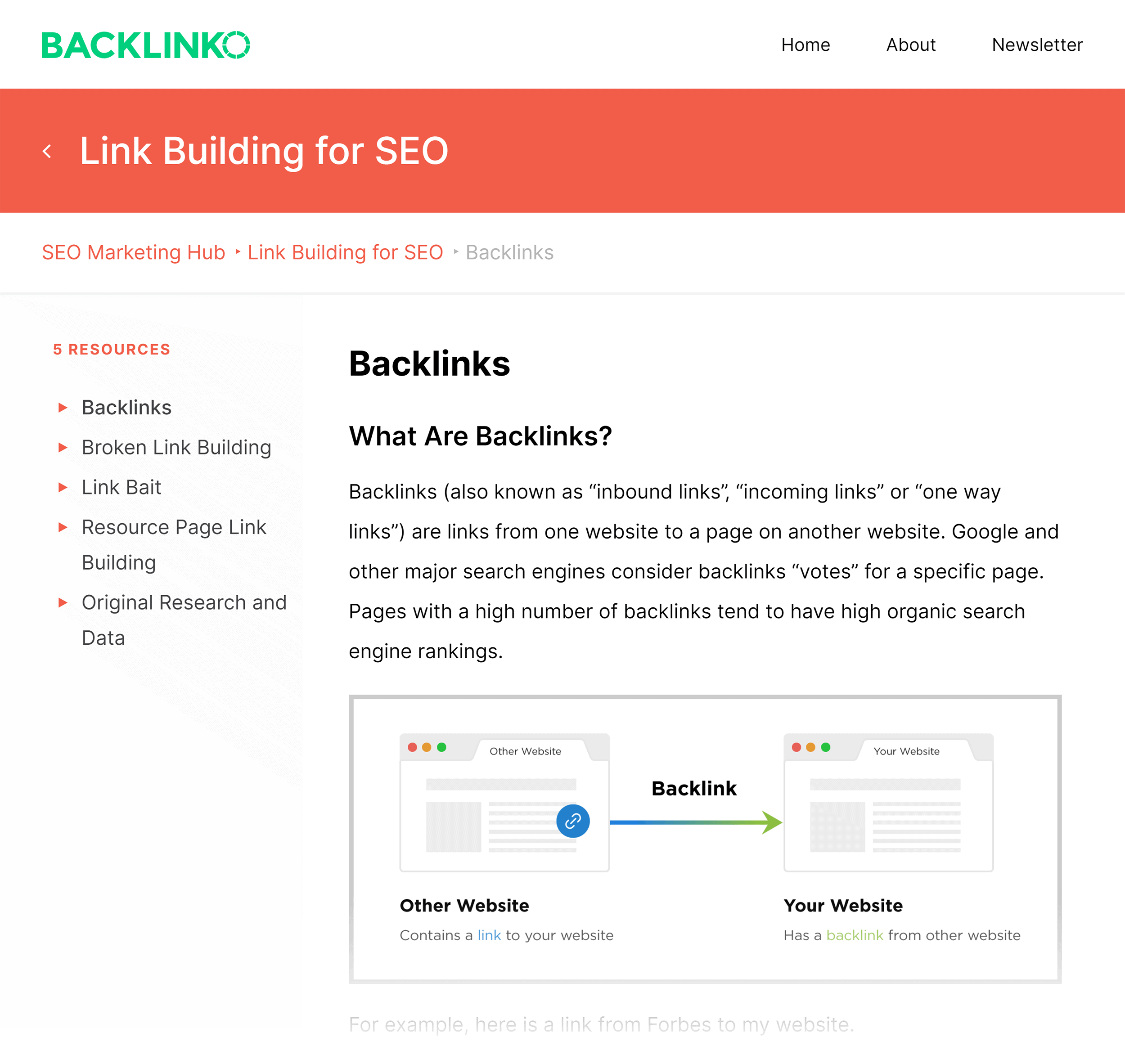 Backlinko – Hub Backlinks