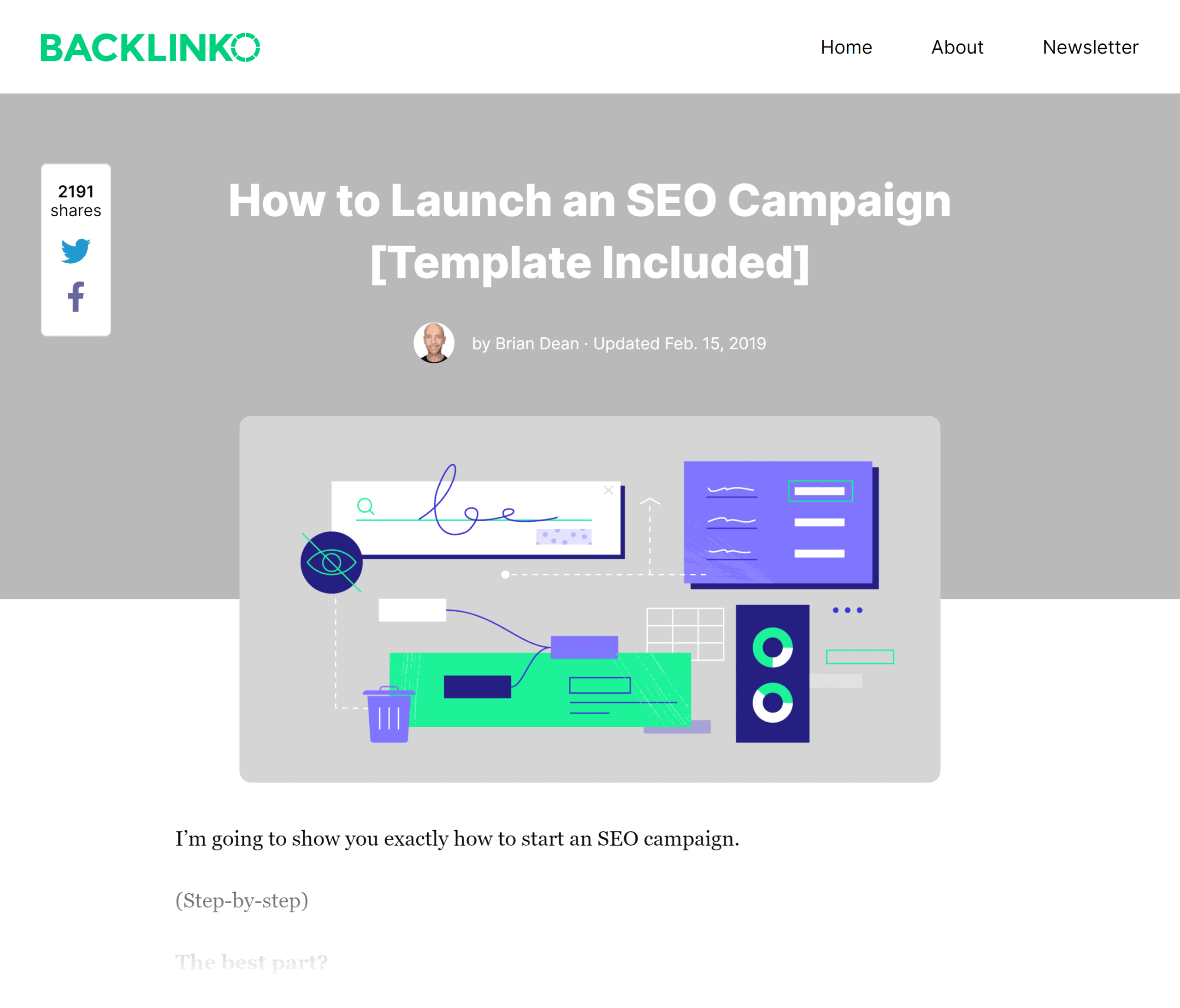 Backlinko – SEO campaign