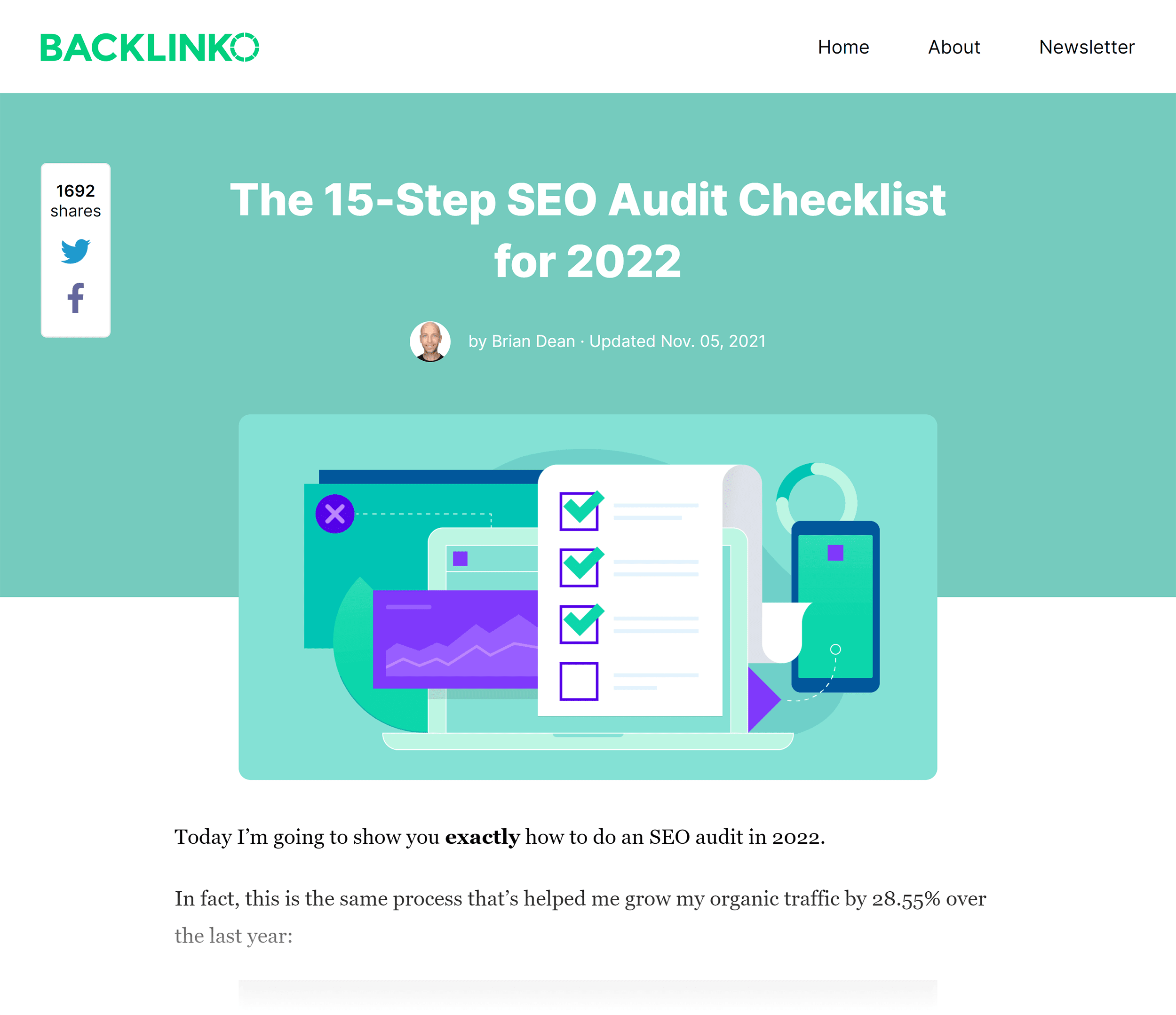 Backlinko – SEO site audit