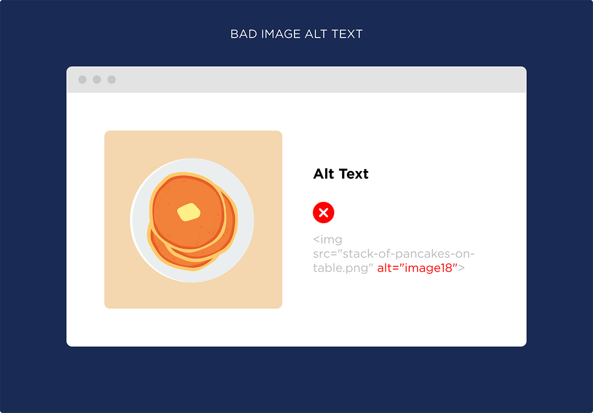Bad image ALT text