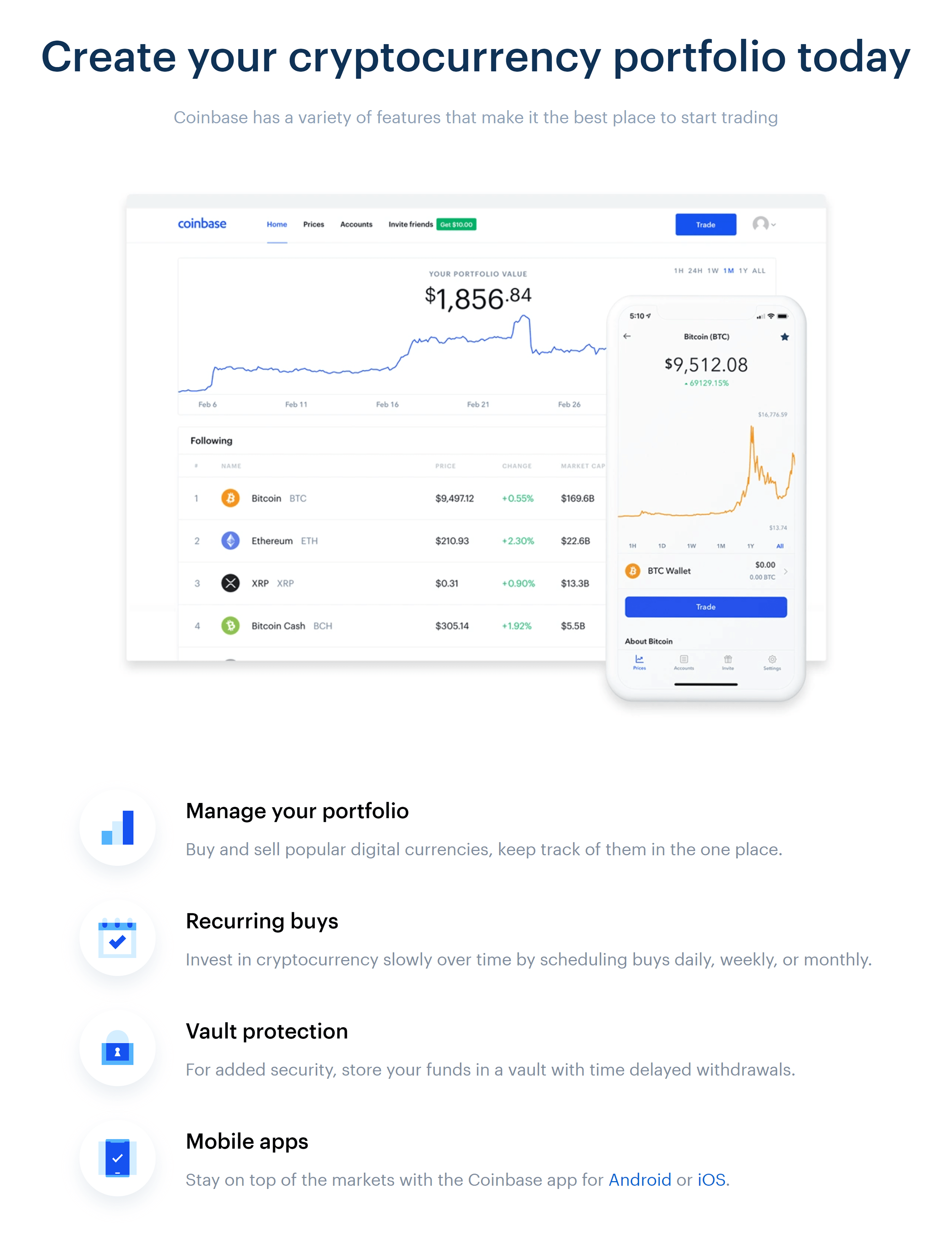 Coinbase – Homepage