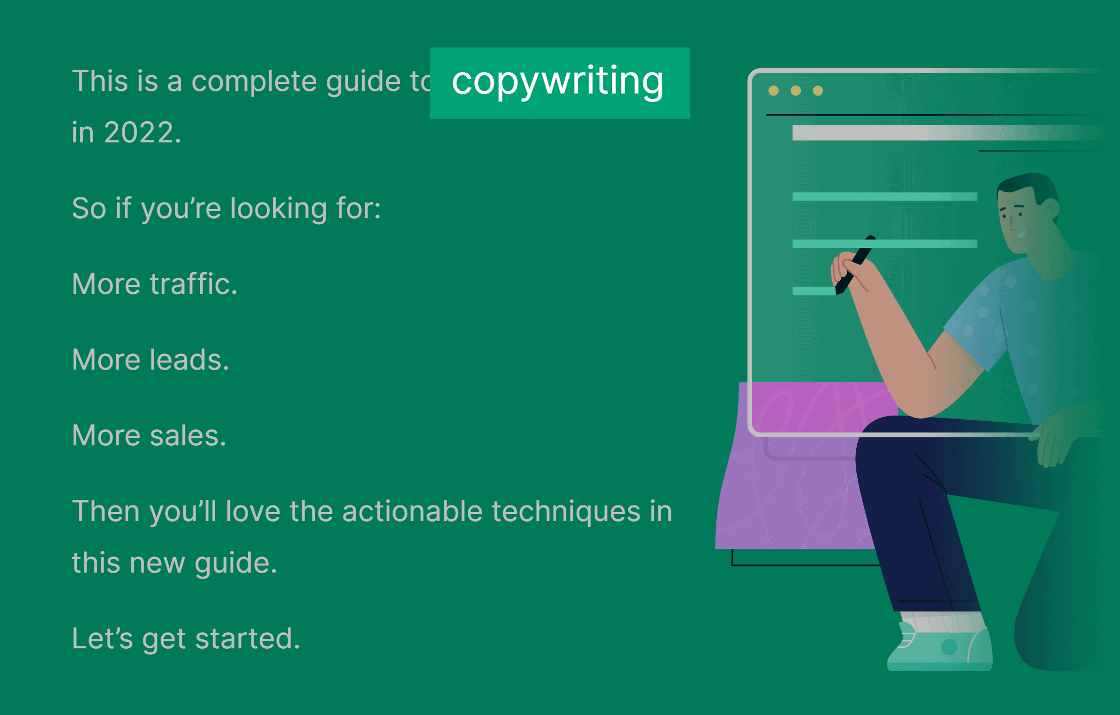 Copywriting guide – Keyword in intro