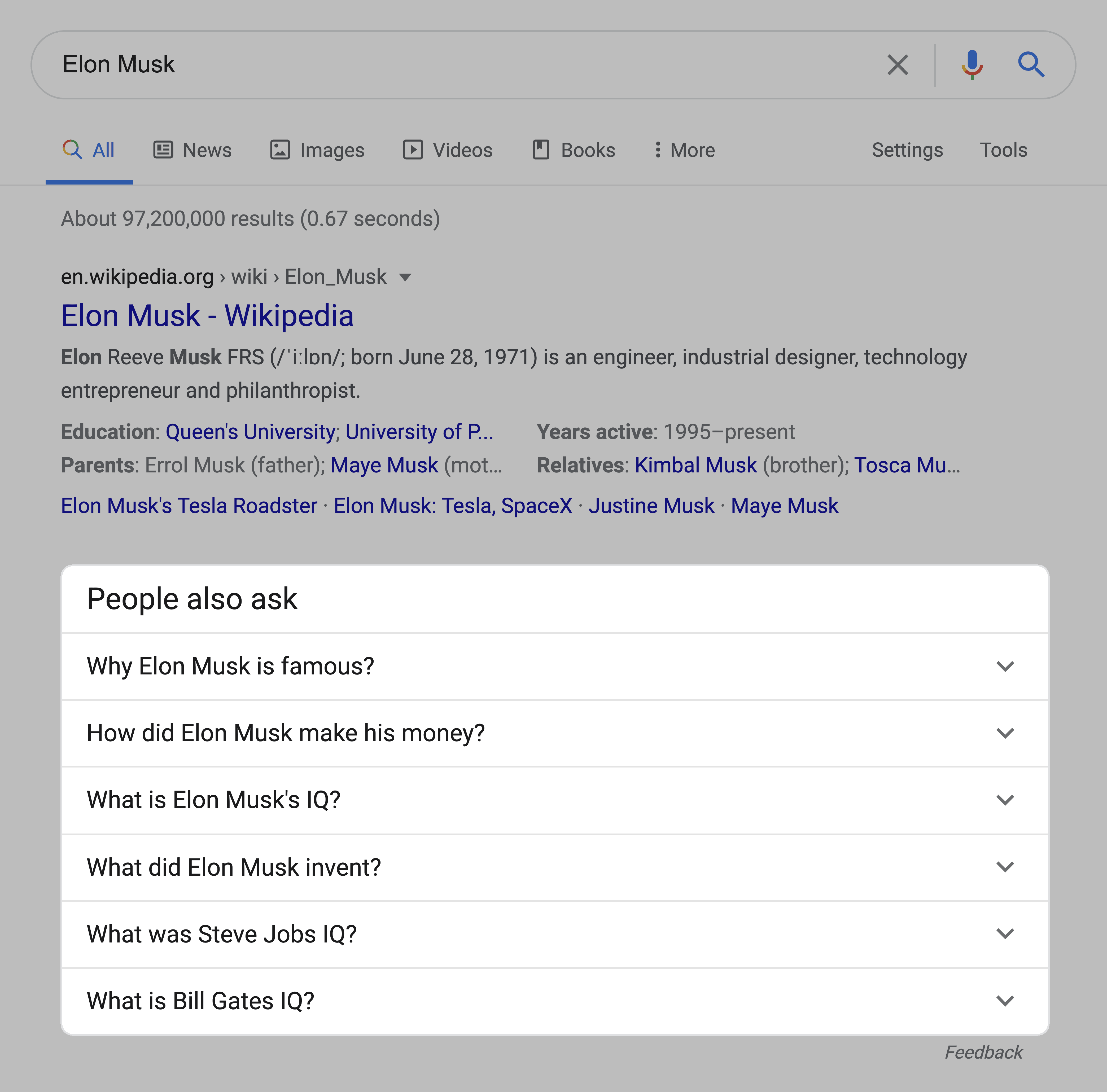 Elon Musk SERP FAQ
