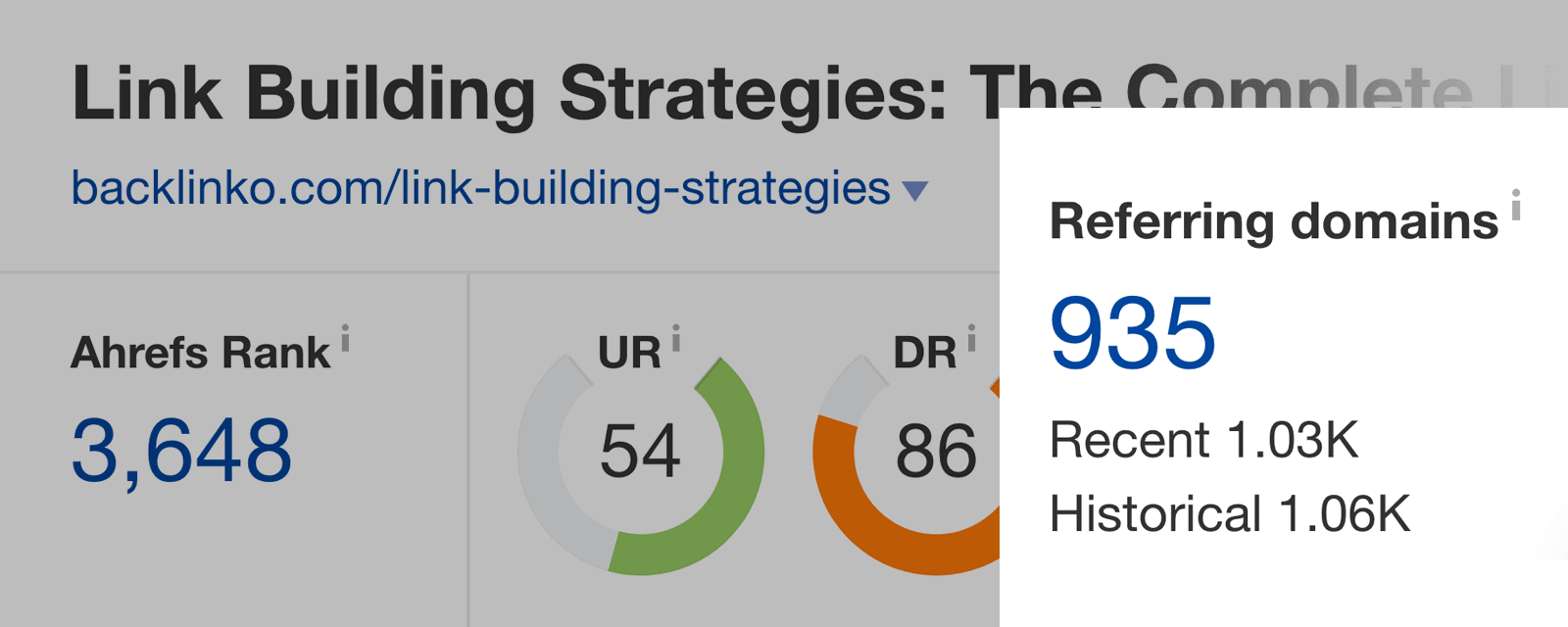 Link Building Strategies – Referring Domains