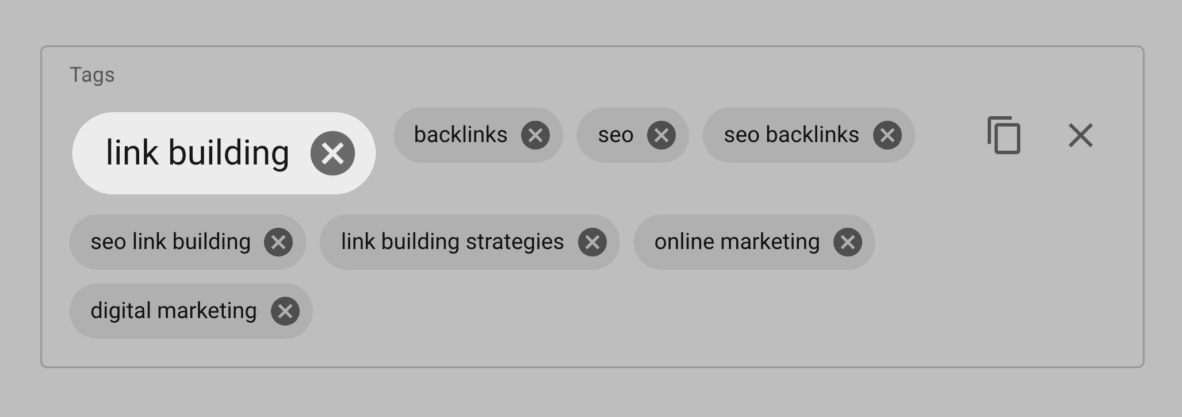 Link Building tag