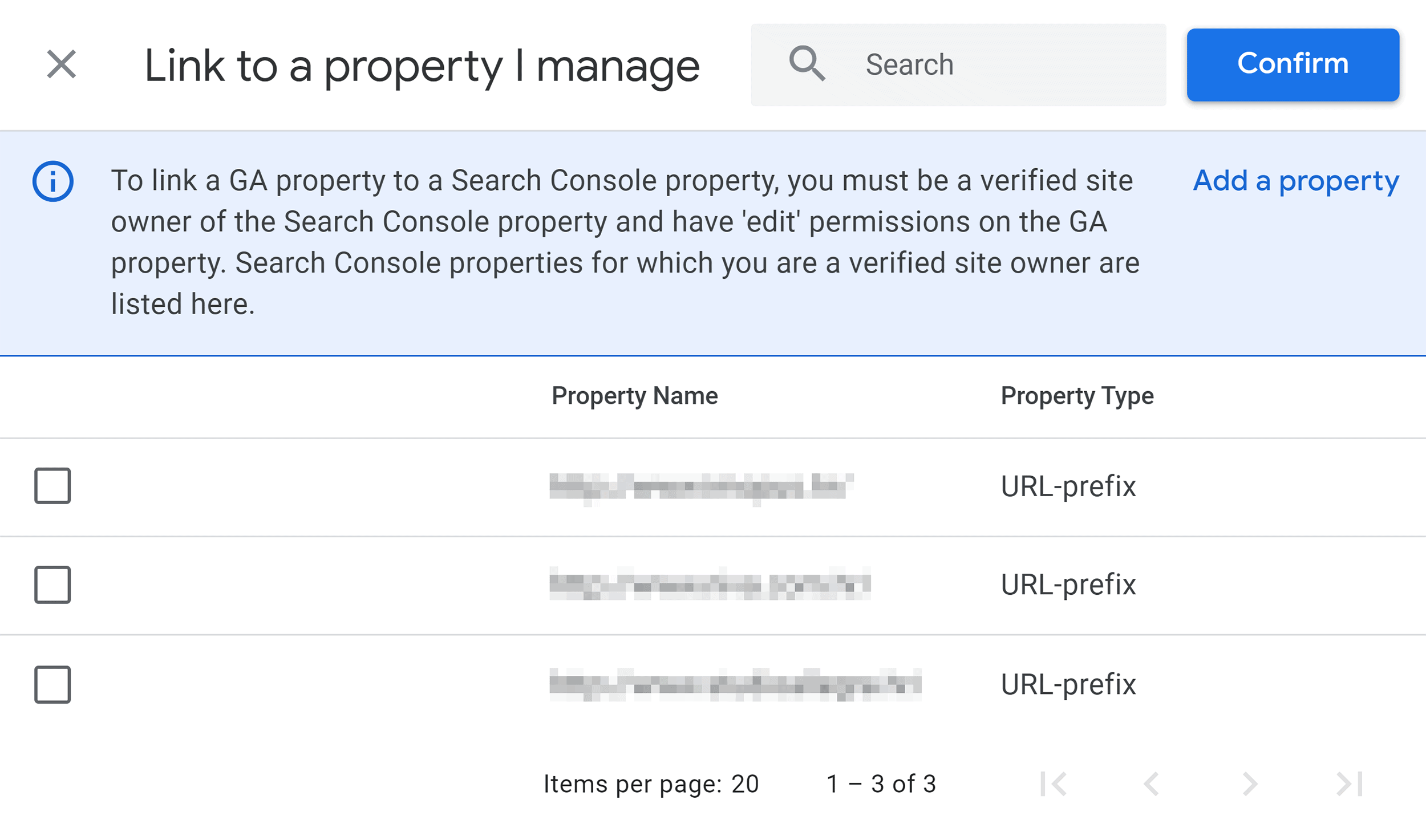 Link to a property