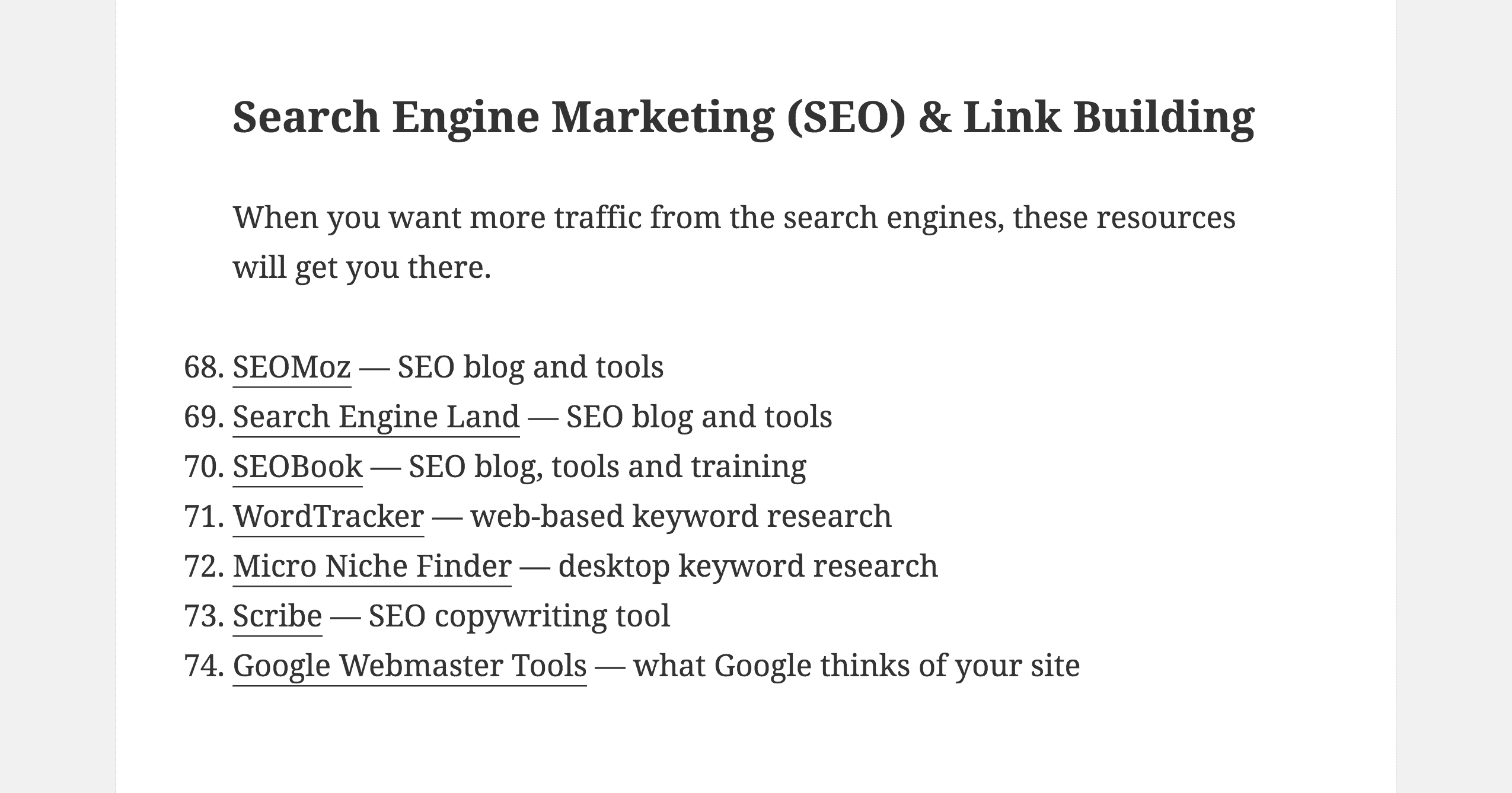 Search engine marketing