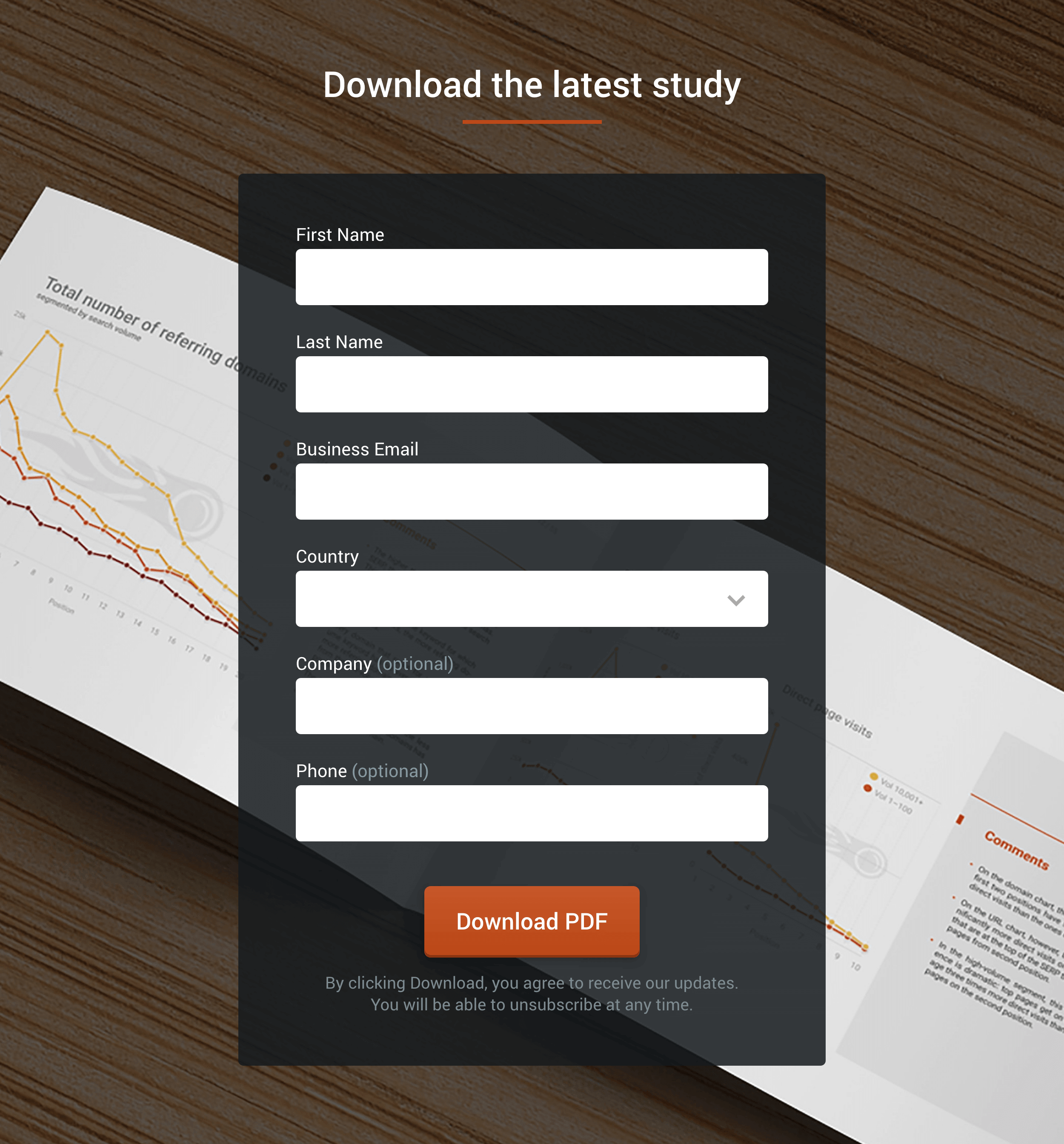 SEMRush study form