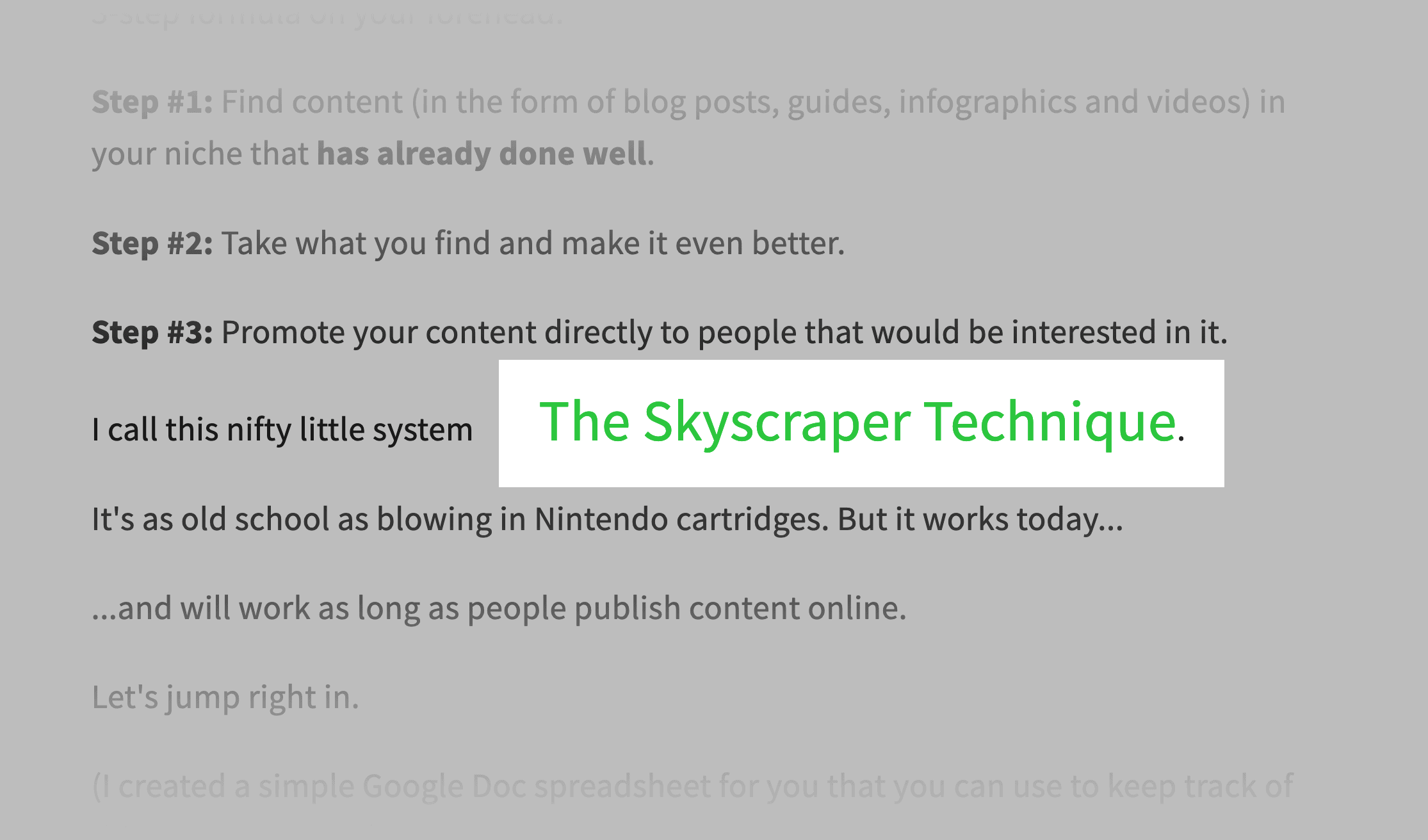 The Skyscraper Technique – Guest Post Mention