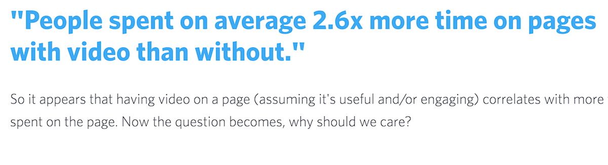 Wistia study findings