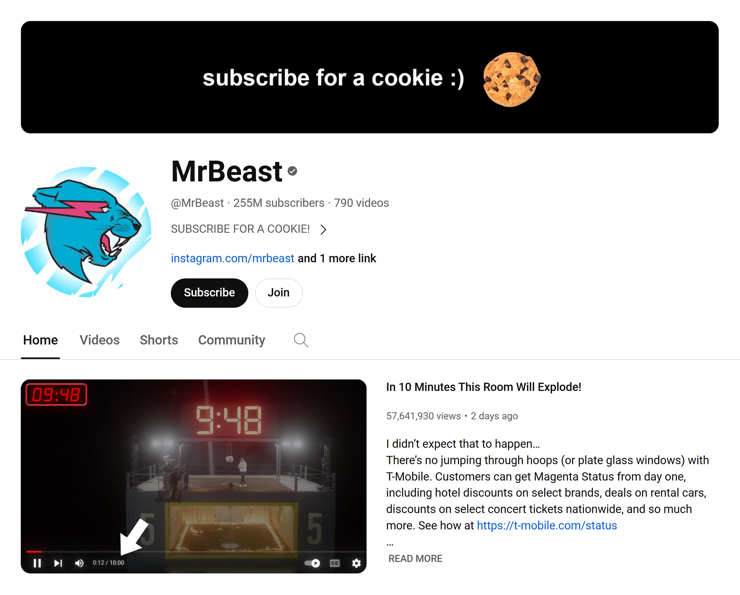 YouTube – MrBeast