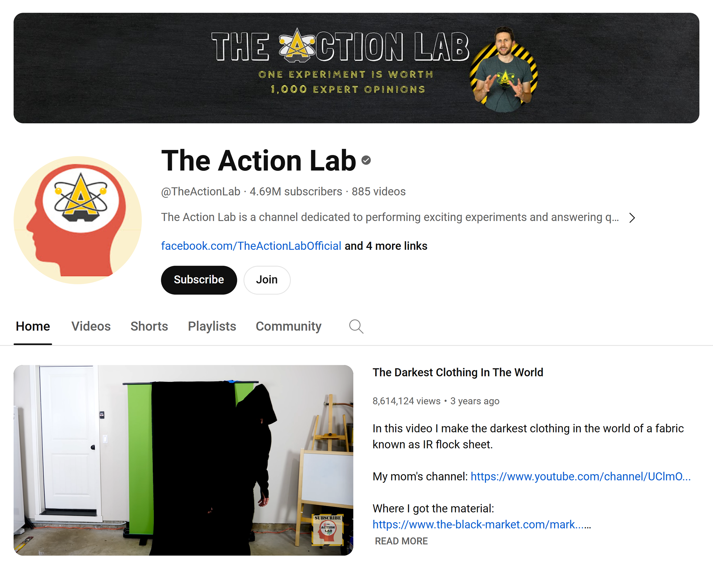 YouTube – The Action Lab