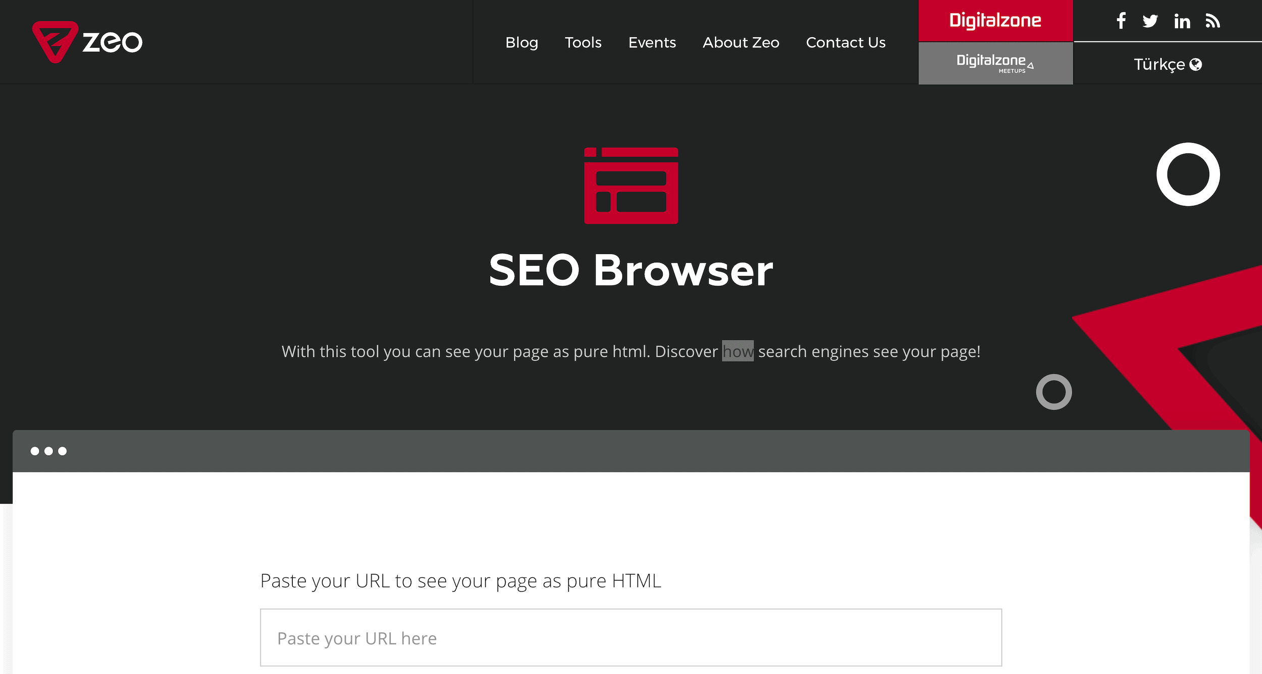 ZEO SEO browser